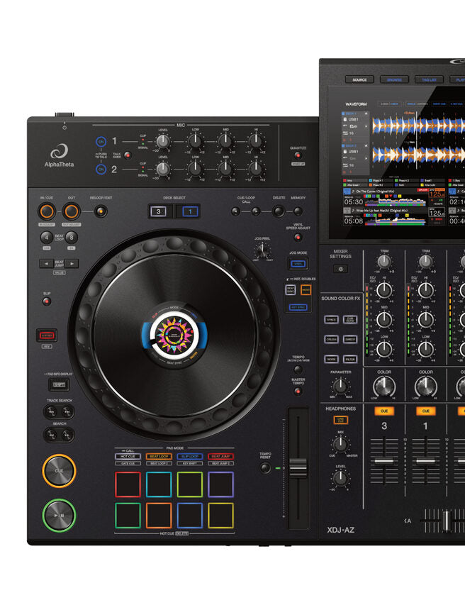 AlphaTheta XDJ-AZ Consolle Dj All in one a 4 canali