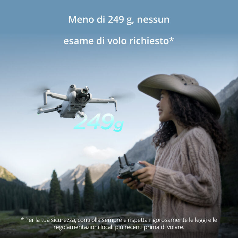 DJI Mini 4 Pro Fly More Combo (RC 2) Drone 4 rotori Quadrirotore 48 MP 3840 x 2160 Pixel 2590 mAh Nero, Bianco