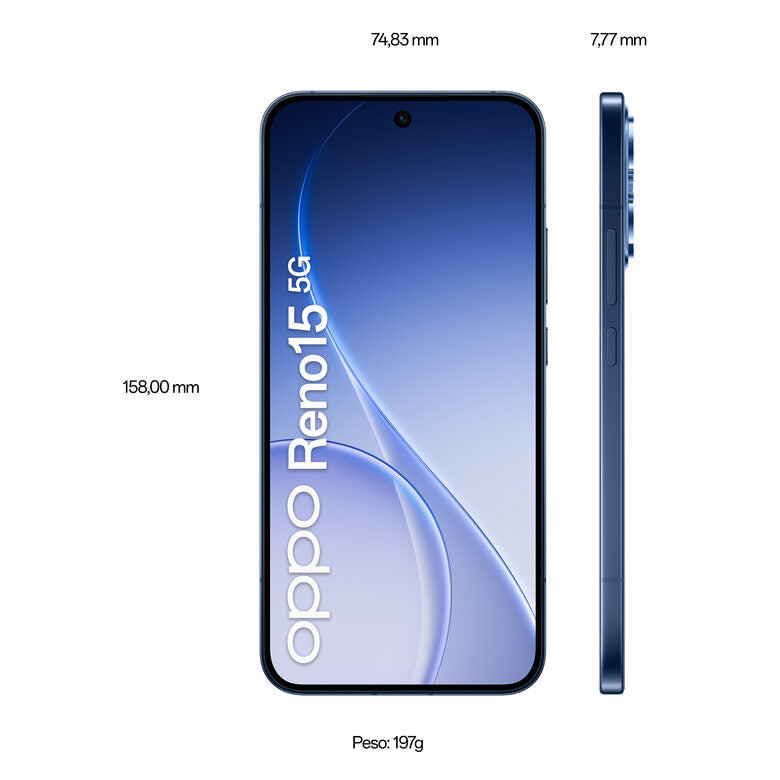 OPPO Reno15 5G Smartphone Twilight Black Box