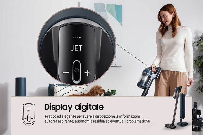 Samsung VS20C8524TB/WA scopa elettrica Wireless Senza sacco 580 W