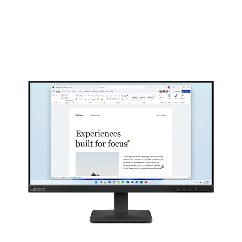 Lenovo L24-4e 24 FHD IPS 100Hz VGA + HDMI FreeSync