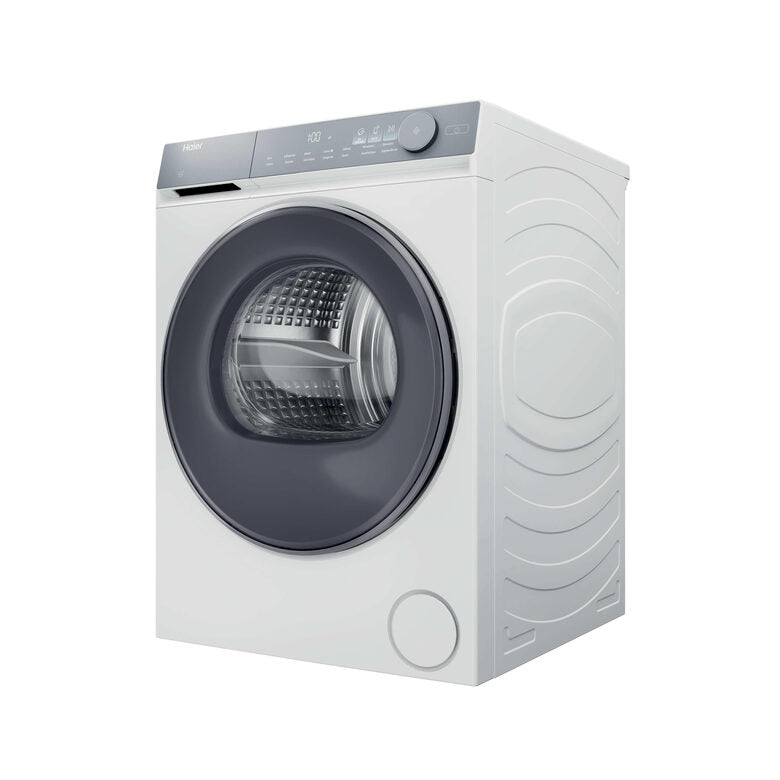 Haier HD100-C367U1 X Serie 7 Asciugatrice A Libera Installazione 10 Kg, Pompa Di Calore, Wi-Fi Smart, I-Time, Classe C, Bianco