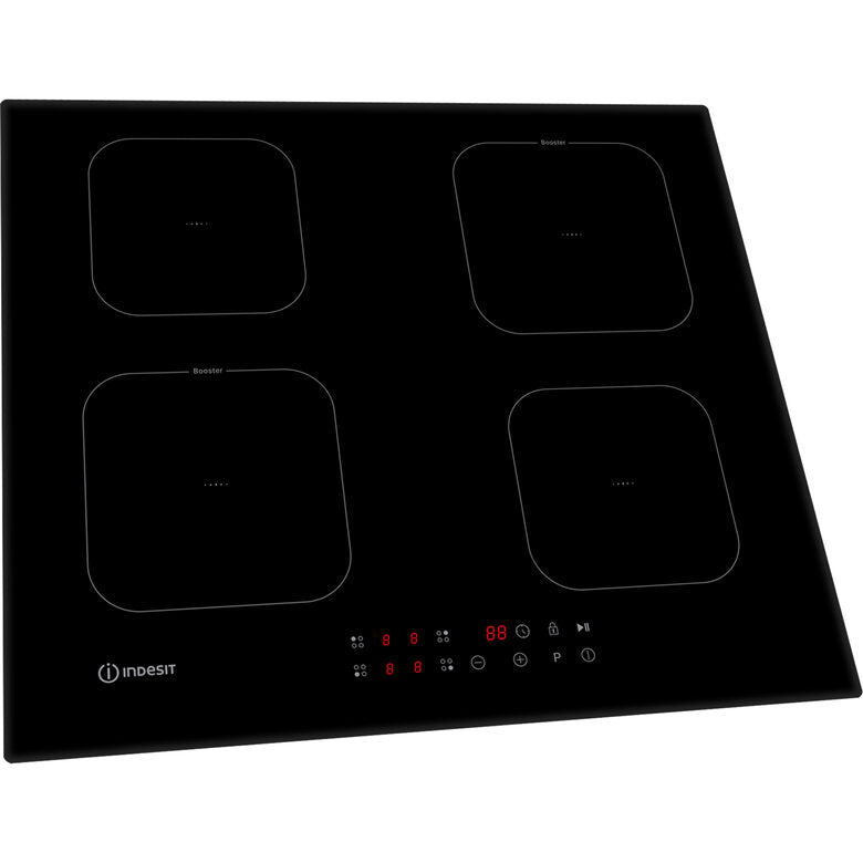 Indesit IS F 18Q60 NE Piano cottura a induzione 60cm, 4 zone, comandi +/-