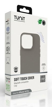 TUNIT TTIP16PRMSCY custodia per cellulare 15,9 cm (6.27") Cover Grigio