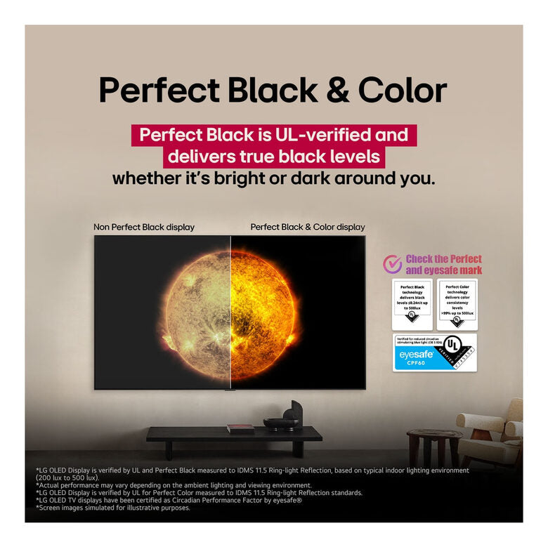 LG Smart TV 4K OLED65C5ELB.API 65" pollici OLED TV 4K, Smart TV, α9 AI Gen8, Design Ultra Slim