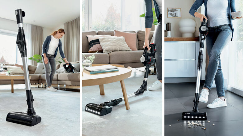 Bosch BCS711PET Scopa elettrica ricaricabile Unlimited 7 Nero