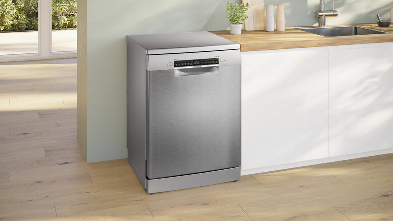 Bosch Serie 4 SMS4HMI07E Lavastoviglie da libera installazione 60 cm Acciaio Classe D