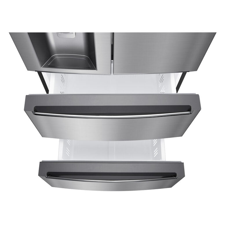 LG GML643PZ6F Frigorifero Multidoor Slim, Classe F, 517L, Dispenser con UVnano, Wi-Fi, Inox