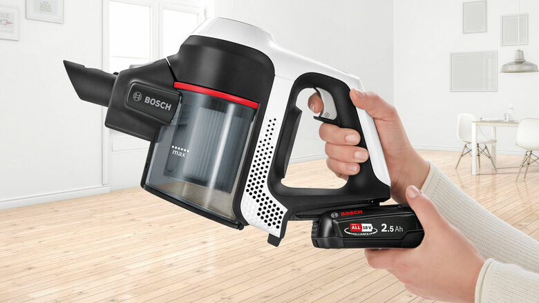 Bosch Serie 6 BCS611AM Scopa elettrica ricaricabile Unlimited 6 Bianco