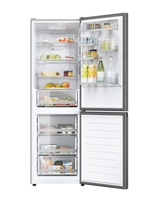 Haier 2D 60 Serie 1 HDW1618DNPK frigorifero con congelatore Libera installazione 341 L D Argento