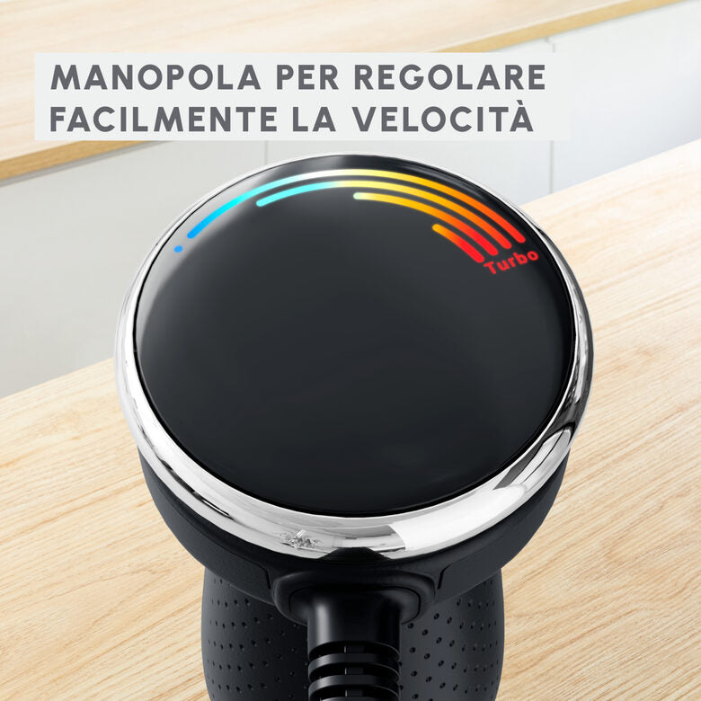 Frullatore a immersione Moulinex DD6738 potenza 1000W con bicchiere tritatutto e frusta