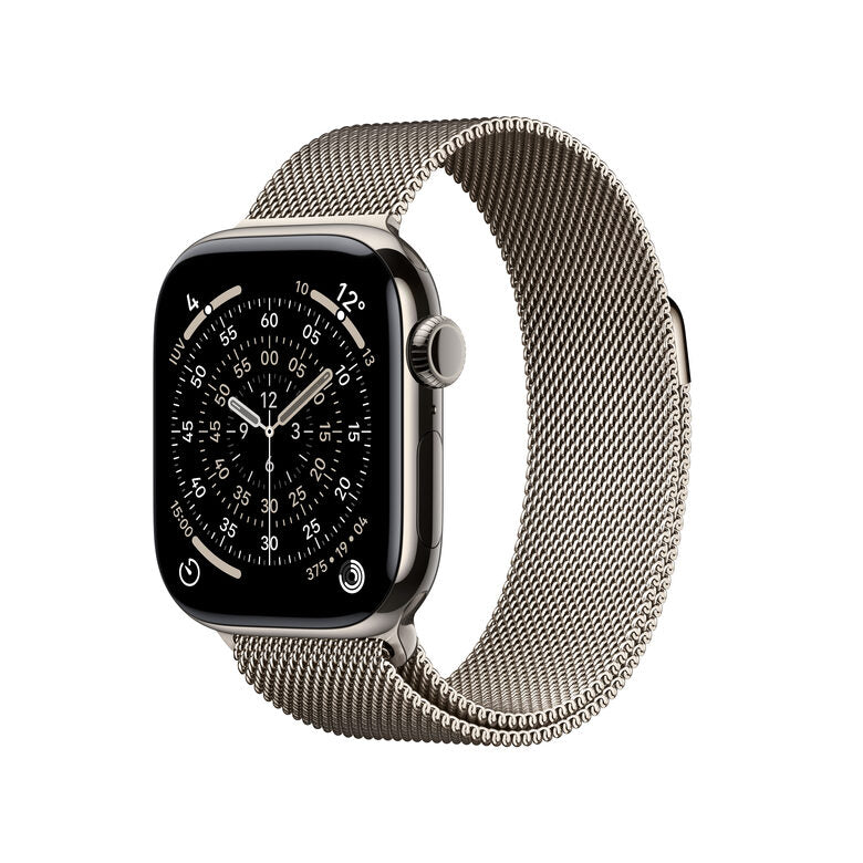 Apple Watch Series 11 GPS + Cellular 42mm Cassa Titanio con Loop in maglia Milanese