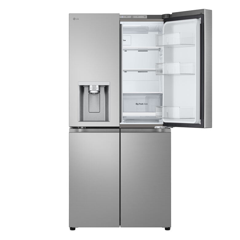LG GML860PYFE Frigorifero Multidoor Slim, Classe E, 506L, Wi-Fi, Linear Cooling, Smart Diagnosis, Total No Frost,Argento