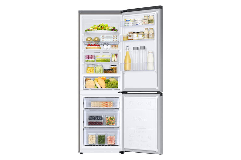 Samsung RB34C672DSA Frigorifero Combinato A Libera Installazione, No Frost, Tecnologia Spacemax™, All-around Cooling, Ecoflex, Classe D, Grafite Metallico