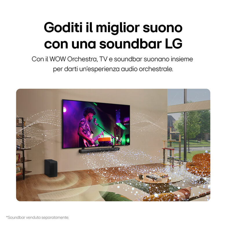 LG 65QNED86T6A Televisione Smart TV 65 Pollici QNED 4K Serie QNED86 4 HDMI