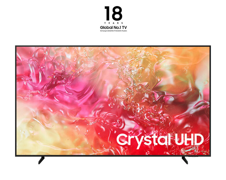 Samsung UE65DU7170UXZT Televisione Smart TV 65 Pollici Led 4K Crystal Uhd Upscaling Display LED Sistema Tizen OTS Lite Nero