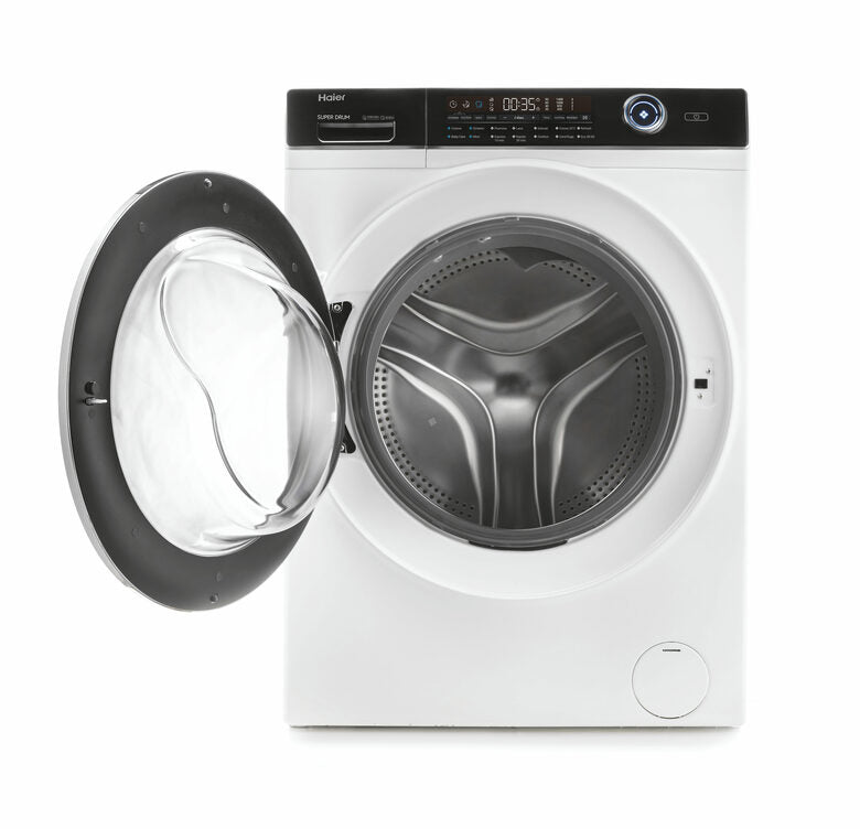 Haier HW150-BP14986EIT SuperDrum Serie 7 Lavatrice A Libera Installazione 15 Kg, 1400 Giri, Smart Dual Spray, AI Power Drive Inverter Motor, Classe A, Bianco
