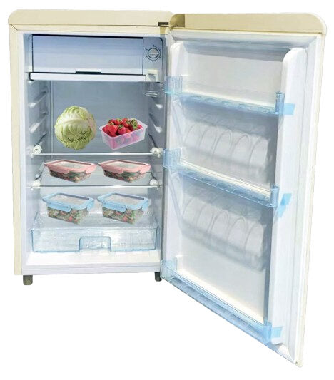 DCG Eltronic MF100C Frigorifero con Congelatore Libera installazione 100 L Crema Retrò