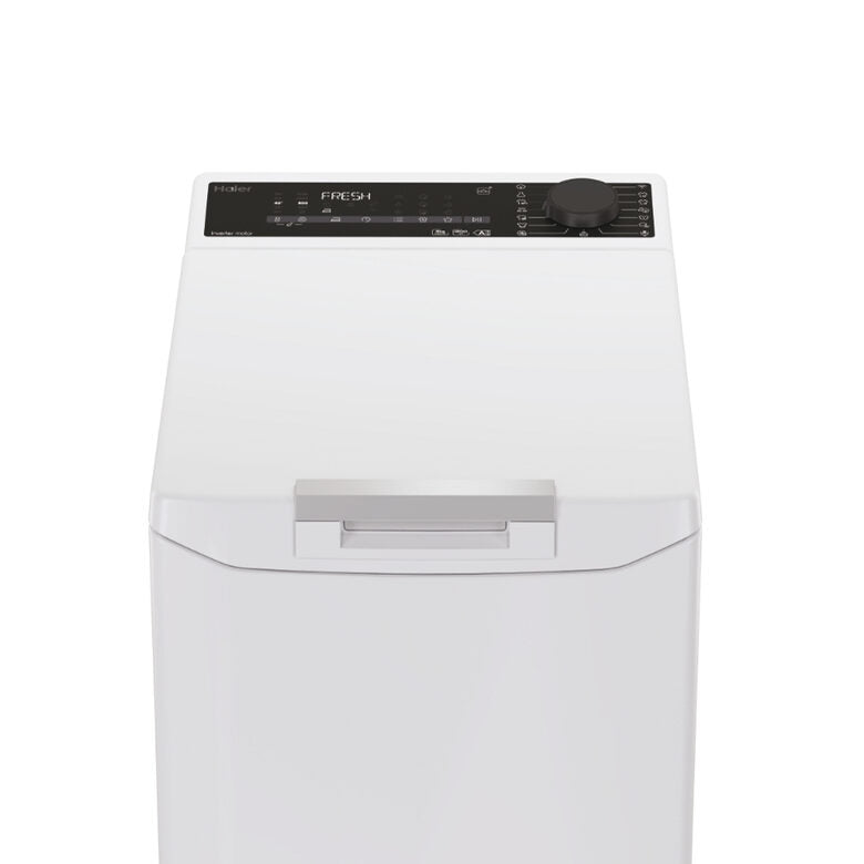 Haier THASN286TM5-S T Series 7 Lavatrice A Libera Installazione Carica Dall'alto 8 Kg, 1200 Giri, Classe A, Bianco, Inverter, Vapore, Wi-fi