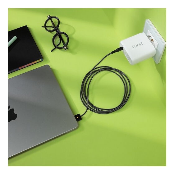 Tunit Cavo Dati Ttcms3bk Cavo Di Ricarica Tunit Usb-c - Magsafe 3 140w 2m Titanio Nero