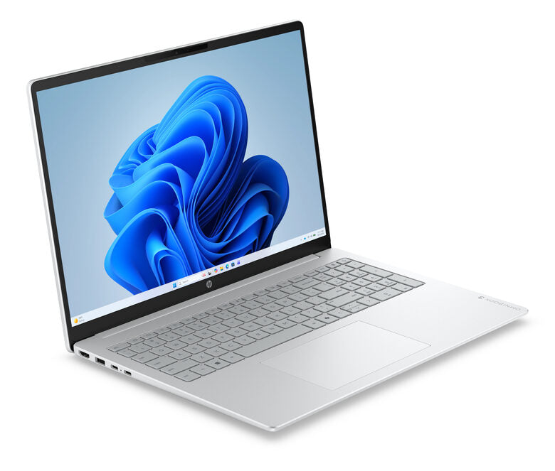 HP OmniBook 3 Laptop 16-by0005nlx AMD Ryzen™ 5 N150 Computer portatile 40,6 cm (16") 2K 8 GB DDR5-SDRAM 512 GB SSD Wi-Fi 6 (802.11ax) Windows 11 Home Grigio, Argento