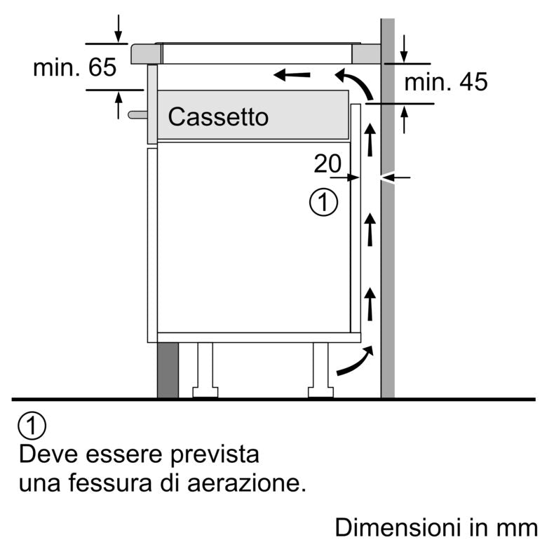 Bosch Serie 6 PIX631HC1E piano cottura Nero Da incasso 60 cm Piano cottura a induzione 4 Fornello(i)