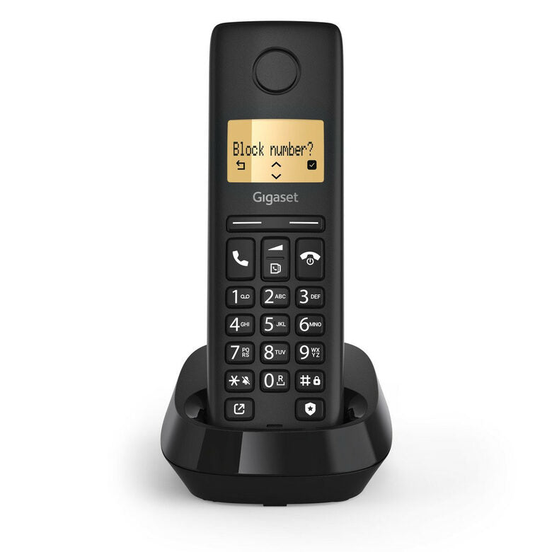 Gigaset PURE 100 Telefono analogico/DECT Identificatore di chiamata Nero