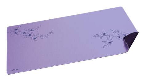 Trust GXT 759 XXL Tappetino per mouse per gioco da computer Blu, Viola