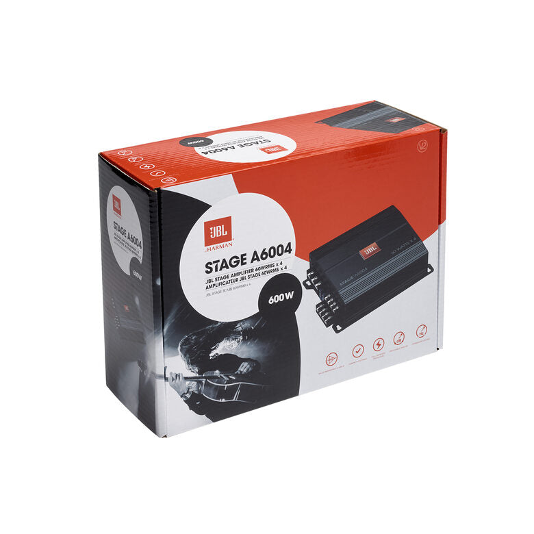 JBL STAGEA6004 amplificatore audio per auto 4 canali 600 W D