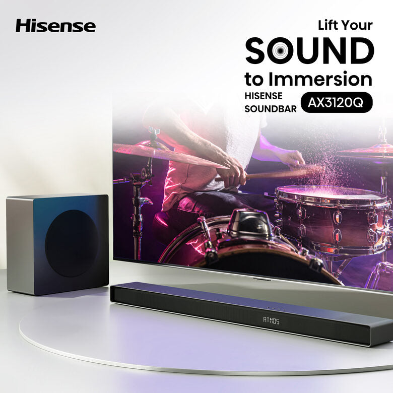 Hisense AX3120Q Nero 3.1.2 canali 440 W