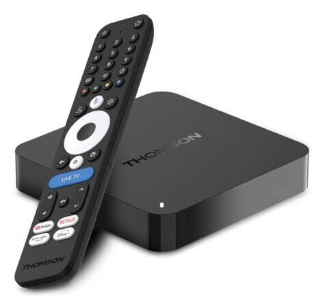 Thomson Streaming Box Nero 4K Ultra HD 32 GB Wi-Fi Collegamento ethernet LAN