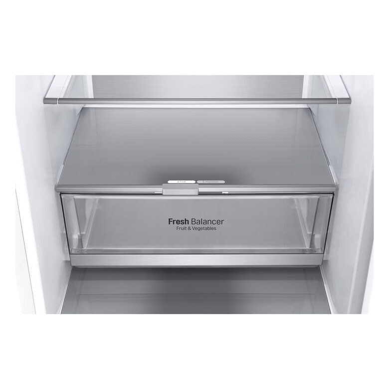 LG GBB72SWVGN Frigorifero combinato, Classe D, 384L, Wine Rack, No frost, Bianco