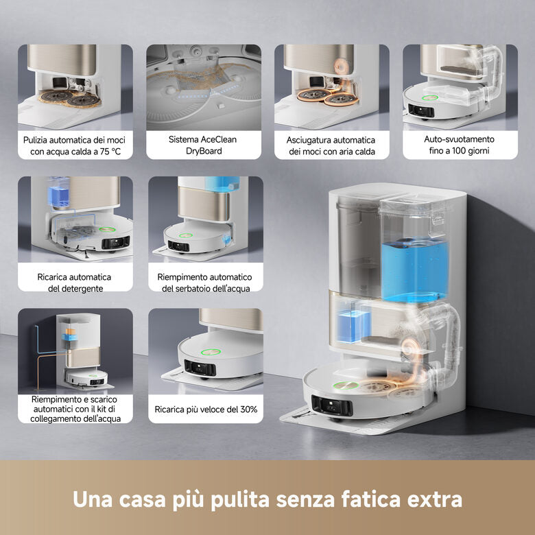 Dreame L50s Pro Ultra 0,25 L Bianco