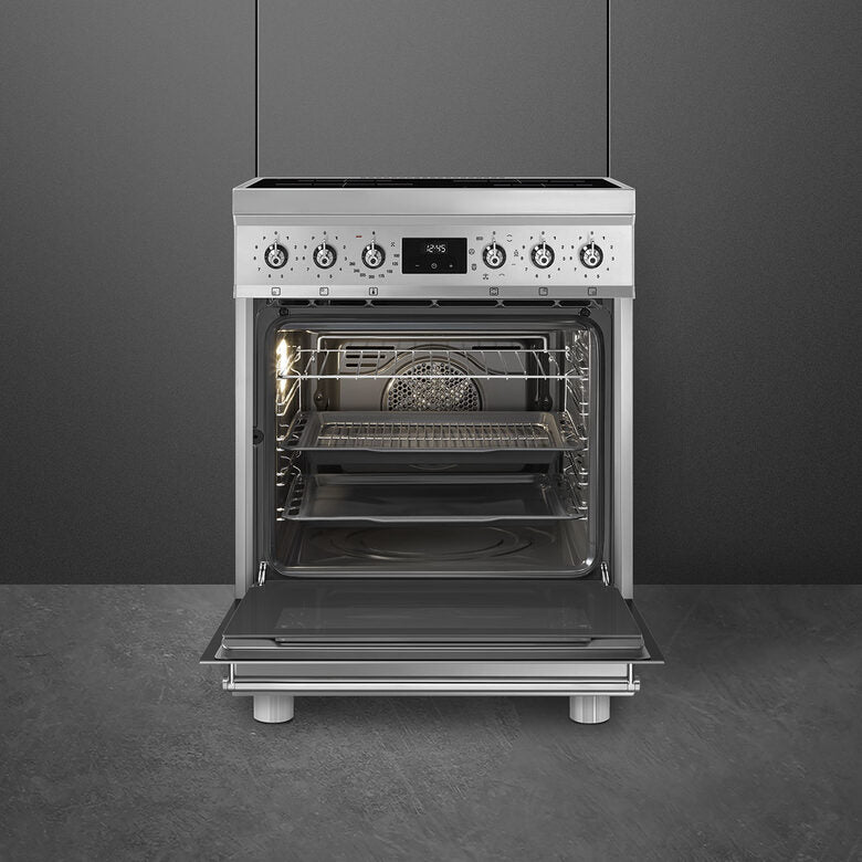 Smeg Cucina con piano cottura Induzione 60x60 cm C6IMXM2 CLASSE A
