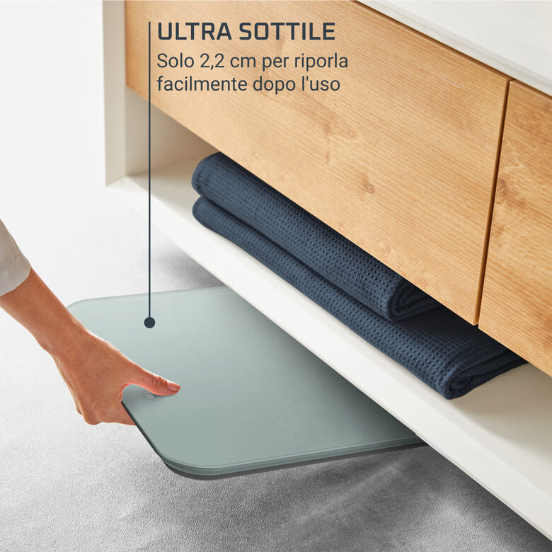 Rowenta Classic 2.0, Bilancia Da Bagno, Schermo Invisibile Facile da Leggere, Eucalipto, BS1903