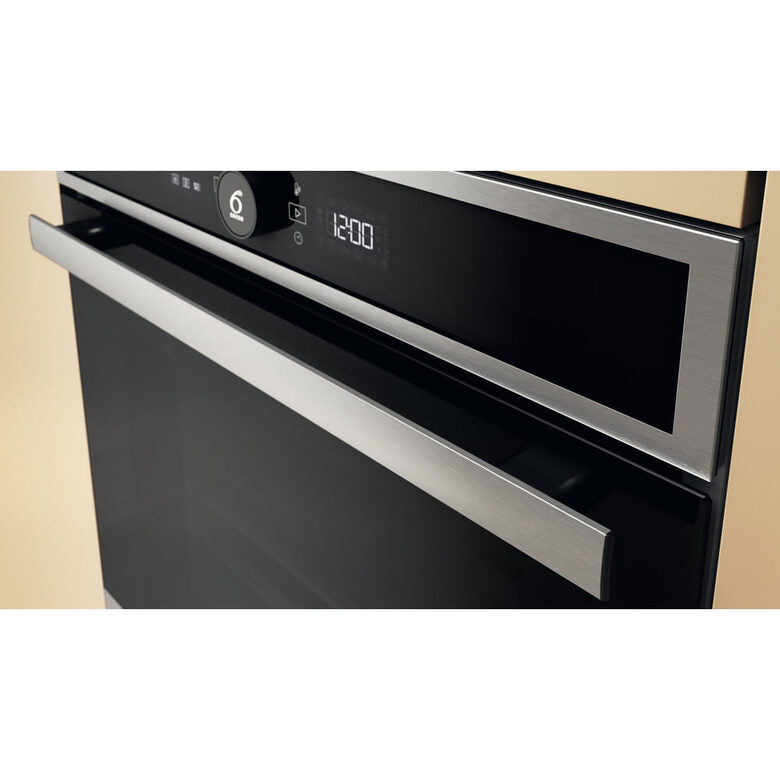Whirlpool WOI4IS8HM0XA Forno a incasso multifunzione Inox 17 funzioni Pizza310° Cook4 Steam+ classe A+ 73Lt, Idrolisi