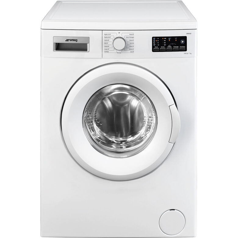 Smeg LBW70IT Lavatrice A Libera Installazione 7 Kg, 1000 Giri, 15 Programmi, Classe D, Bianco