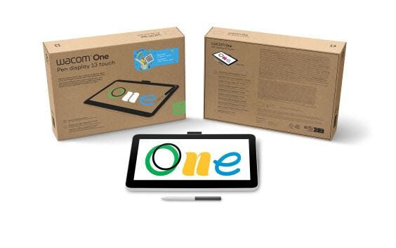 Wacom One 12 tavoletta grafica Bianco 2540 lpi (linee per pollice) 257 x 145 mm USB
