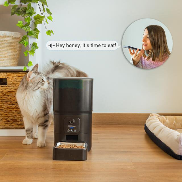 Cecotec Pumba 6000 Purrfect Meal Smart Ciotola Wi-Fi automatica per animali domestici da 6 litri con controllo porzioni