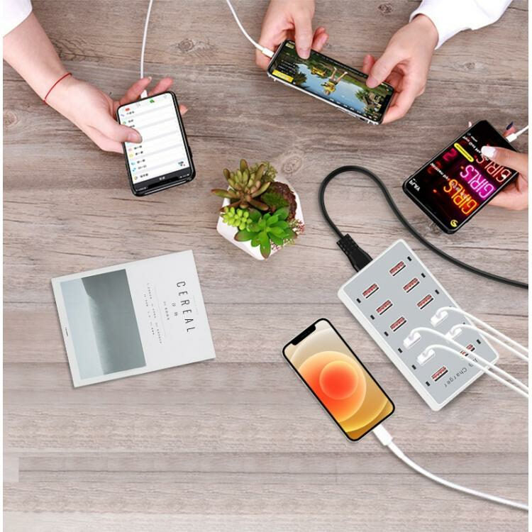 New Majestic 770532 WH Caricabatterie per dispositivi mobili Computer portatile, Smartphone, Tablet Bianco USB Interno