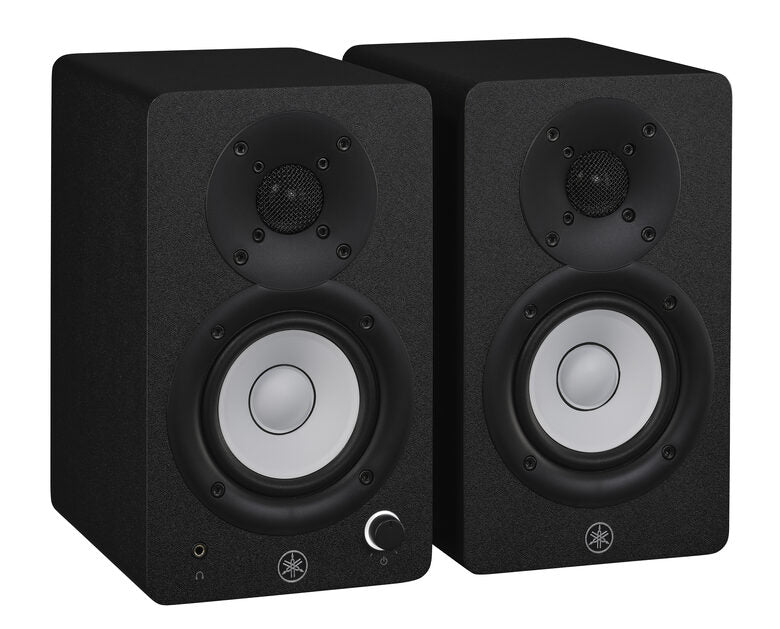 Yamaha HS3 Black Coppia Casse Amplificate RCA Jack XLR 52W 2vie T1,9 W9 BassReflex