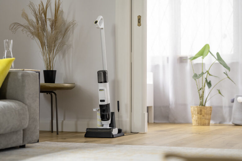 Kärcher FCV 2 Natural N aspirapolvere senza filo Bianco Senza sacchetto