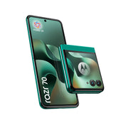 Motorola razr 70 (8/256GB, Doppia camera 50MP, Display interno FHD+ 6.9" 120Hz e esterno 3.62", MediaTek Dimensity 7450X, 4800mAh, TurboPower 30W, Android 16), PANTONE Sporting Green