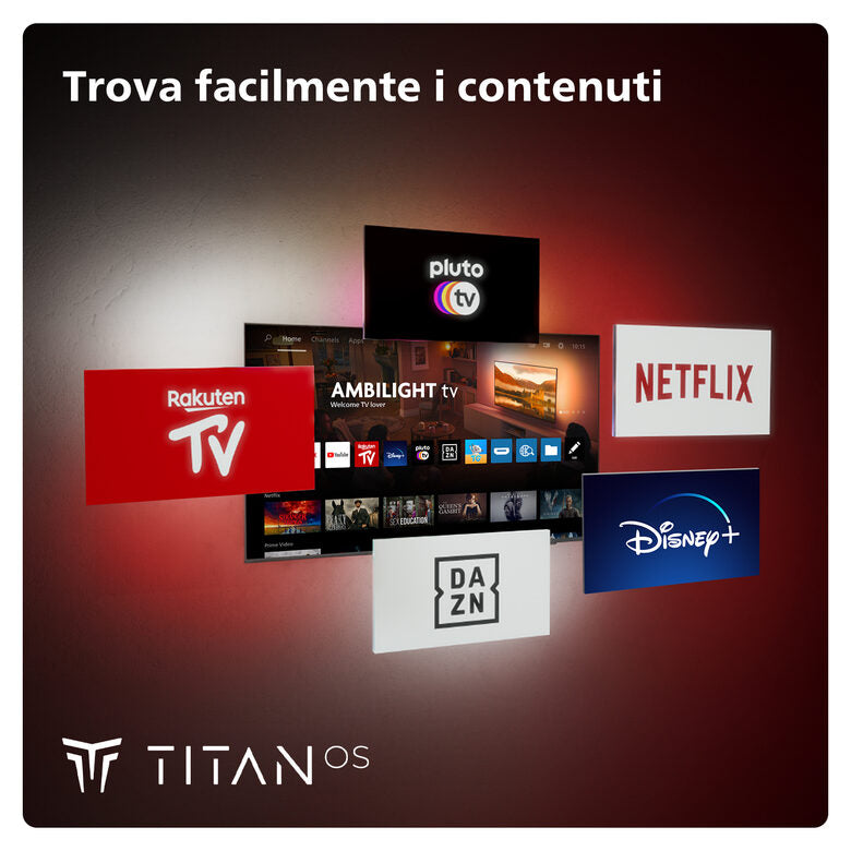 Philips 55Oled769 Televisione Smart TV 55 Pollici Oled 4K Uhd Ambilight Dolby Vision Atmos