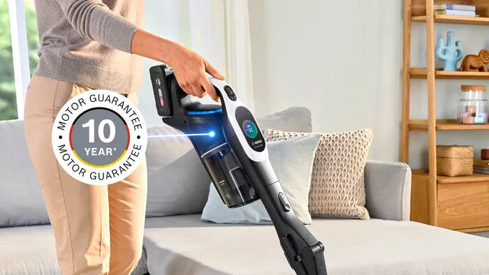 Bosch BCS1041WAC Scopa elettrica, Unlimited 10, Bianco