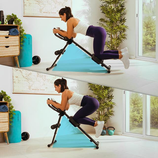 Cecotec AB Trainer Macchina per addominali pieghevole con supporto per dispositivi