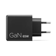 Lenovo Dual USB-C 65W GaN Charger, alimentatore compatto da muro con doppia Type-C, cavo USB-C 1,5 m incluso - ideale per laptop, cellulare e tablet: un solo caricabatterie per più dispositivi