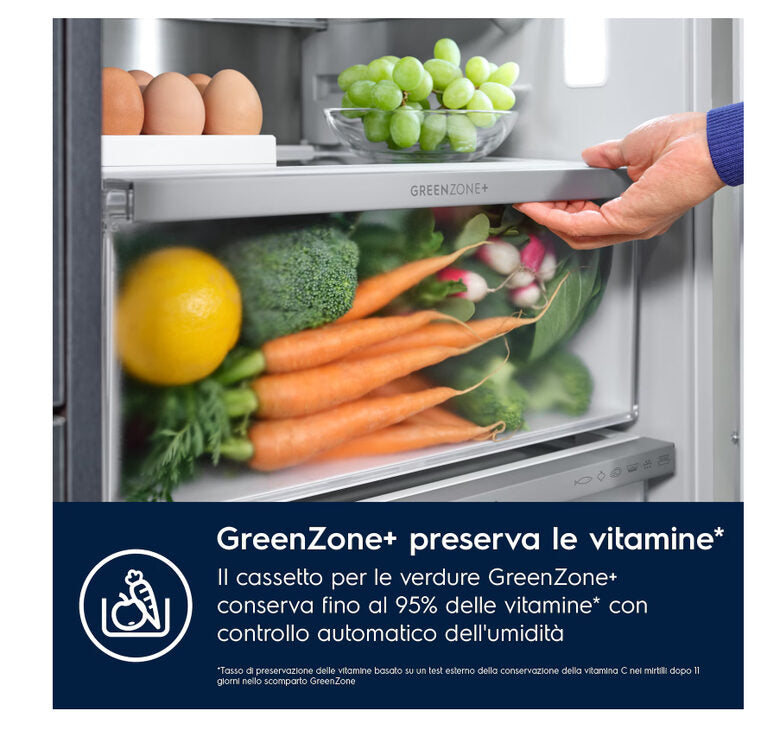 Electrolux ENG7TE75S frigorifero con congelatore Da incasso (E) 188,4x69,6x54,9 Doppia porta 287 litri Total No Frost