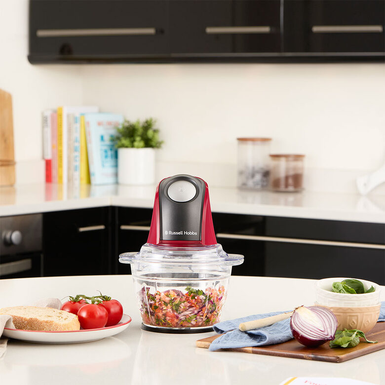 Russell Hobbs 27130-56 tritaverdure elettrico 0,5 L 200 W Nero, Rosso, Trasparente