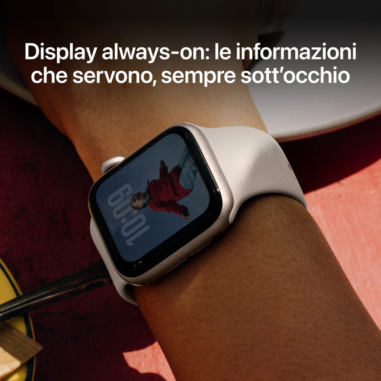 Apple Watch SE (3nd generation) SE 3 GPS 40mm Cassa Alluminio Mezzanotte con Sport Band Mezzanotte - S/M